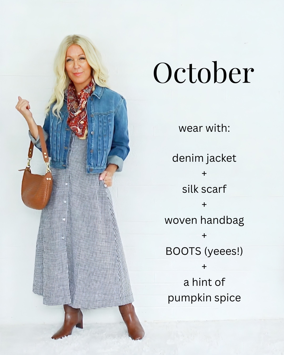 The Dress That Solves August, September & October 🤍

This is exactly the kind of purchase I make this time of year.

Retailers are clearing out summer inventory to make room for sweaters, boots, and coats. That means the best dresses are disappearing fast—even though we still have weeks (and in many places, months) left to wear them.

This gingham dress is one of those rare pieces that works across three seasons.

🤍 August → sandals + a shoulder bag
🍂 September → cardigan + ballet flats
🤎 October → denim jacket + ankle boots + a scarf

One dress.
Three months.
Endless outfits.

The best part? It's on clearance.

If you've been waiting for a sign to grab a versatile dress you'll wear over and over, this is it. Once seasonal clearance inventory is gone, it's gone.

Comment DRESS and I'll send you the link before it sells out. 🖤

#womenover50 #over50style #ginghamdress #falltransitionstyle #capsulewardrobe
 

 #LTKSeasonal #LTKOver40 #LTKPetite