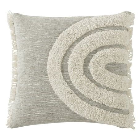 Better Homes & Gardens Grey Arches Throw Pillow Grey Stone 20 x 20 Square 1 Piece | Walmart (US)