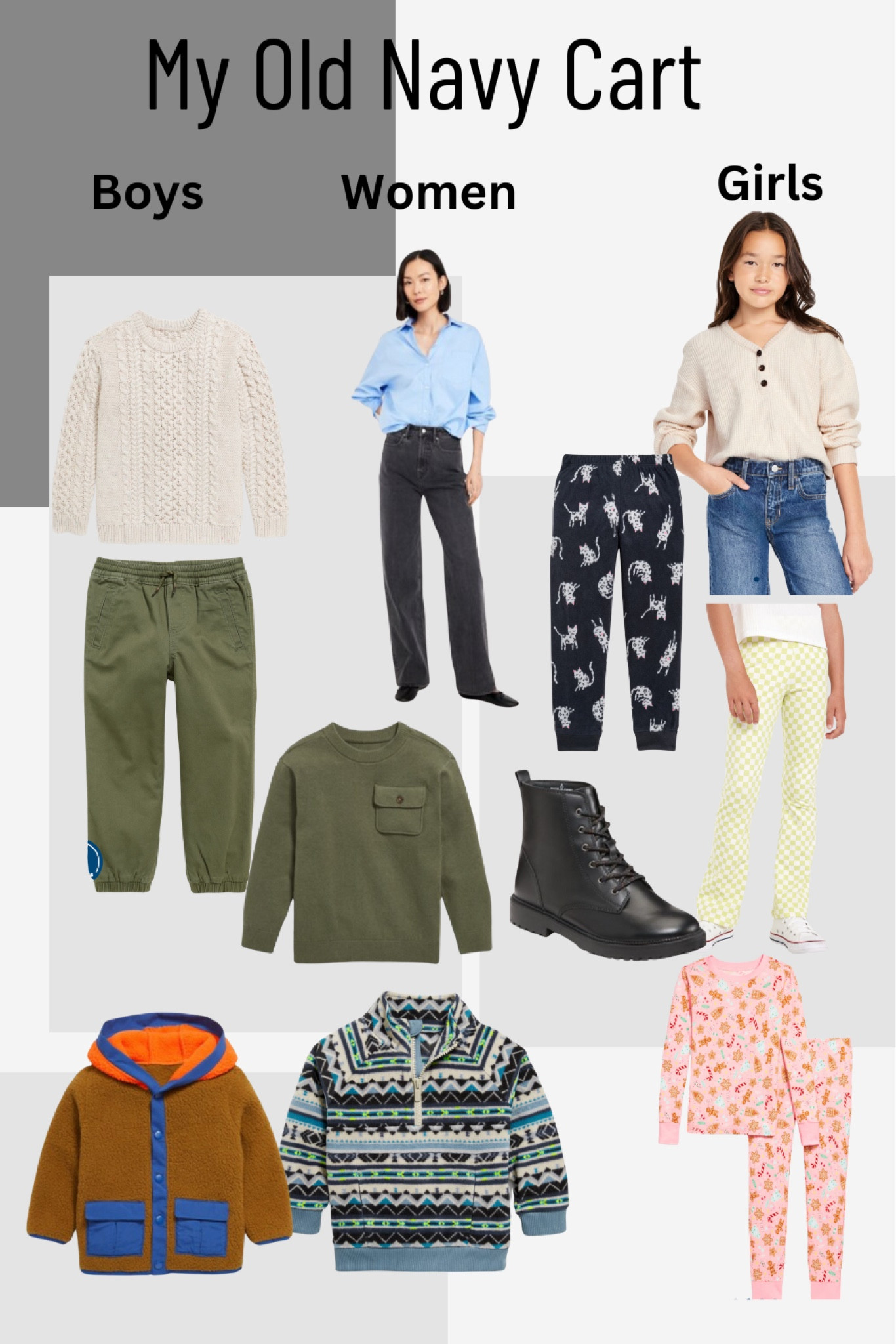 50% off almost everything at Old Navy! I mostly bought winter stuff for the kids, but did end up finding a pair of black jeans I’ve been wanting. They run big and long. I ordered a size 4 petite. I’m usually a 6 regular  

#LTKSeasonal #LTKSaleAlert #LTKFindsUnder50