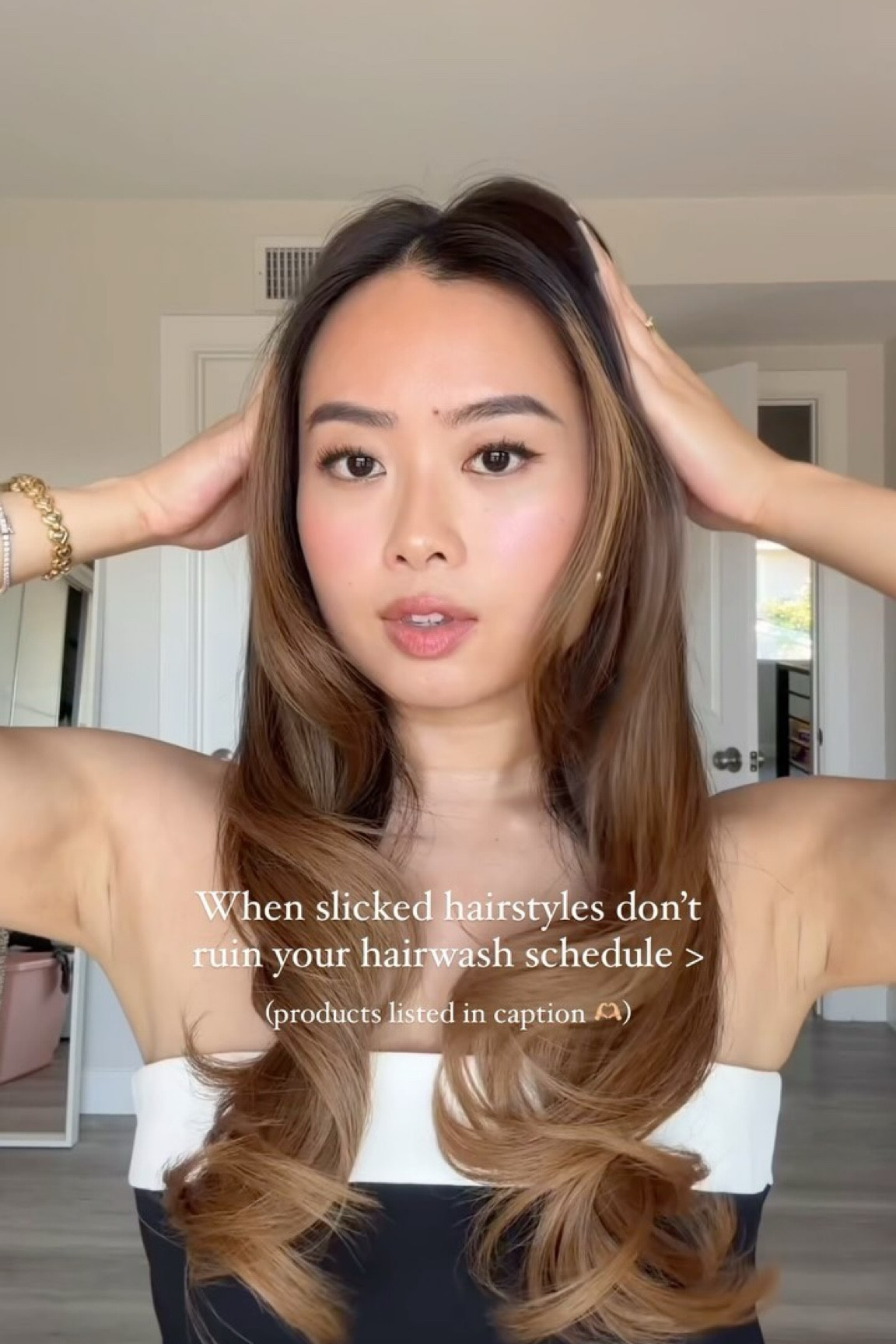 Nothing makes it happier 💯

Products shown (added to my ShopMy/LTK) 🤍
@crownaffair Affair finishing gel (code “CALISTAFINISHINGSPRAY15” - 15% off, today only!)
@bondiboost smooth and set 
@mane_____ hairbrush 

.

.

.

.

.

#slickedbackhair #slickedhair #slickedhair #slickedponytail #stylinggel #crownaffair #bondiboost