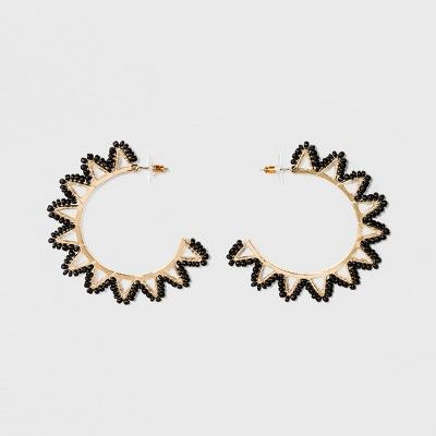 SUGARFIX by BaubleBar Delicately Beaded Hoop Earrings | Target