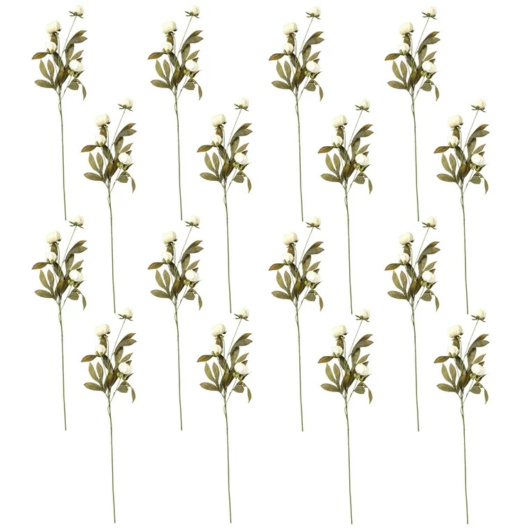 16 Pack: Cream Peony Stem by Ashland® | Walmart (US)