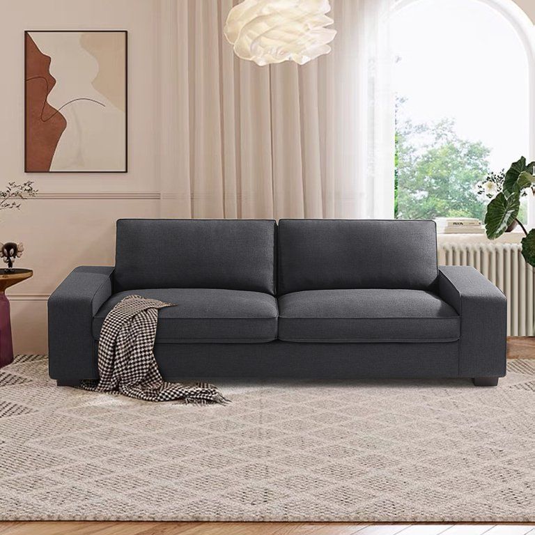 88.58" Modern loveseat Sofas Living Room,Couches Love Seat with Wood Frame for Bedroom, Office, A... | Walmart (US)
