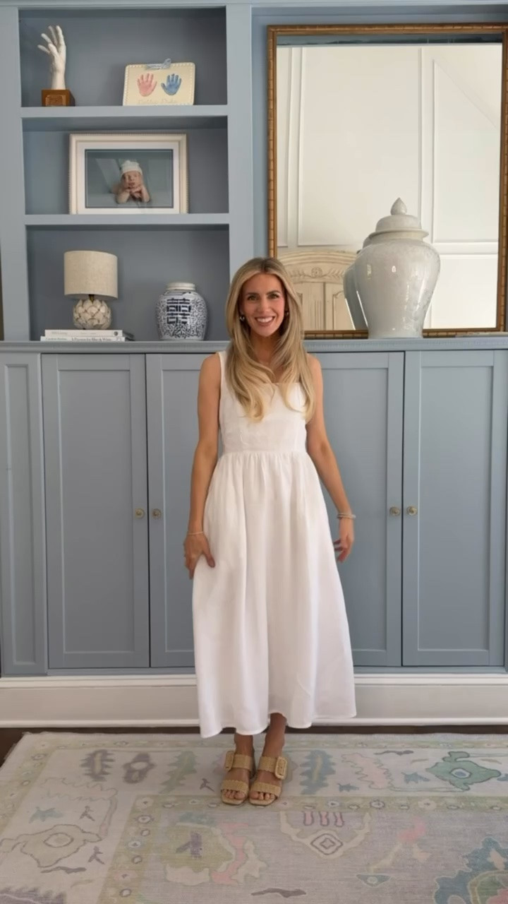 So versatile! This is the closet staple you need! Can also be styled with a sweater, statement necklace, or jean jacket!

Summer dress, White Dress, Linen Dress, Cotton Dress, Concert dress, Memorial Day

#LTKootd #LTKgrwm #LTKmomlife
