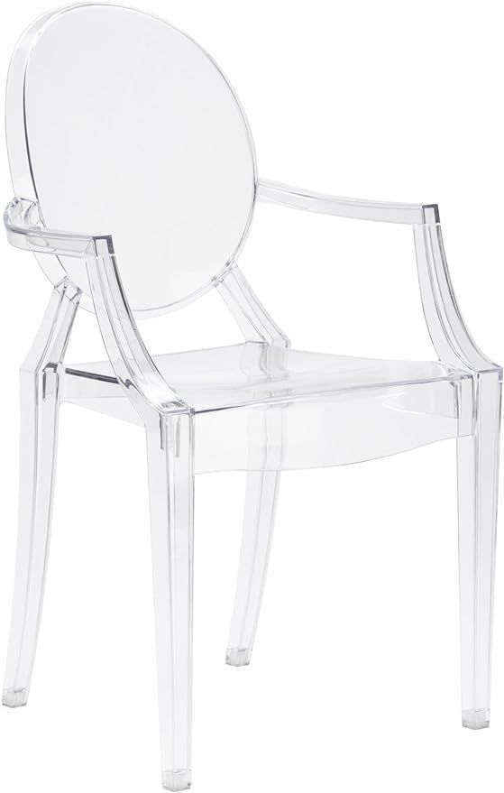 Poly and Bark Burton Arm Chair in Clear (Set of 4) | Amazon (US)