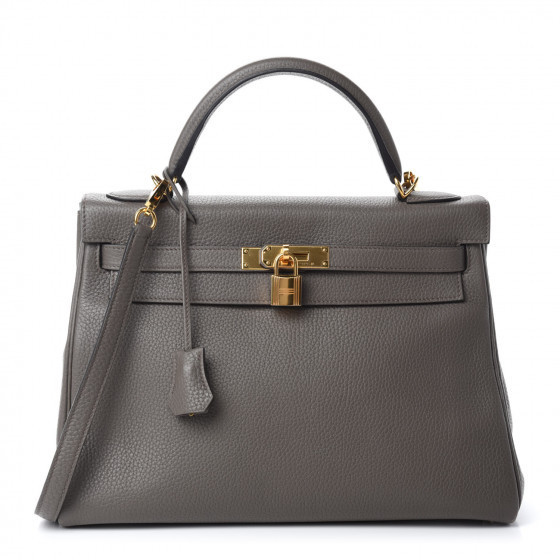 HERMES

Togo Kelly Retourne 32 Etain | Fashionphile