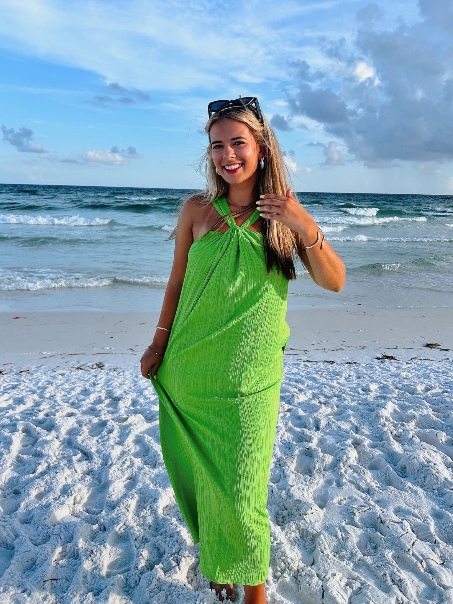 
💚 One of my most complimented vacation outfits! 

This green dress is breezy, flattering, and under $50 👏

If you’re planning a beach trip, you need this in your suitcase.
👀 Follow me on LTK for more budget-friendly vacation finds dropping this week!

#LTKfinds #LTKsummer #LTKvacation #LTKunder50 #StyleYouCanShop #BeachOutfitInspo

#LTKSwim #LTKMidsize #LTKTravel