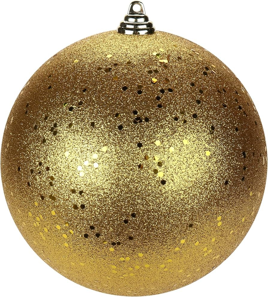 Christmas Ornaments Balls 7.08in Large Christmas Decorations Xmas Tree Shatterproof Big Gold Chri... | Amazon (US)