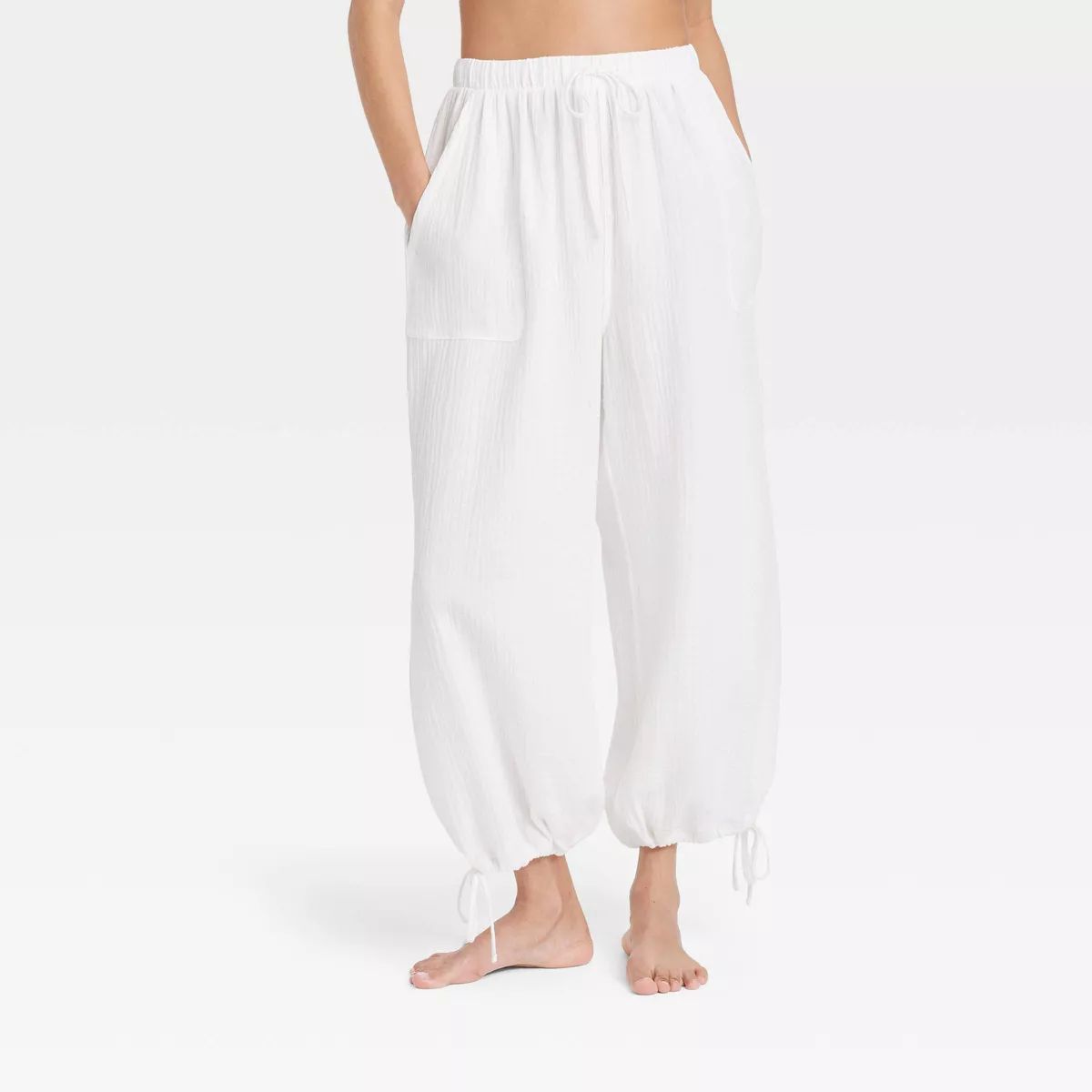 Women's Cotton Gauze Jogger Pajama Pants - Colsie™ | Target