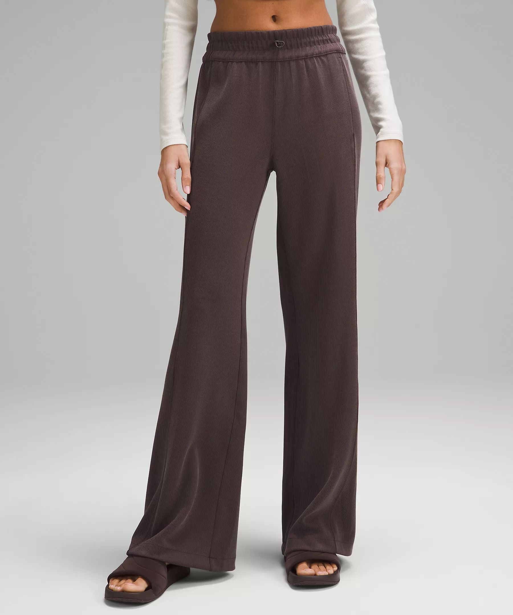 Ribbed Softstreme High-Rise Pant 32.5" | Women's Pants | lululemon | Lululemon (US)