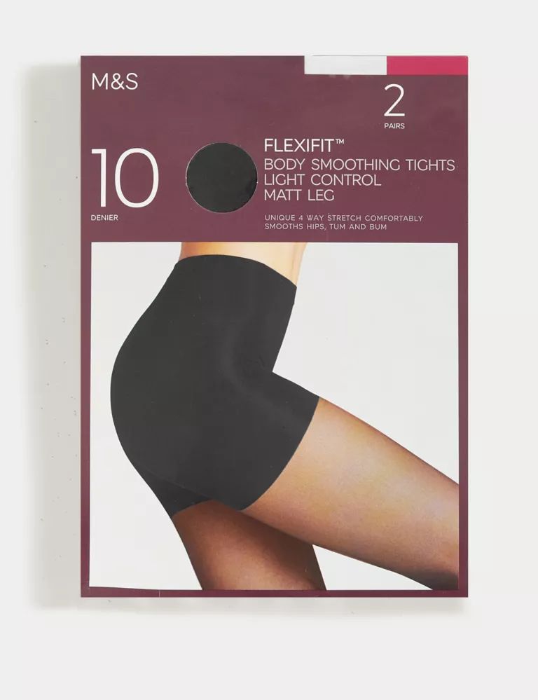2pk Flexifit™ 10 Denier Light Control Sheer Tights | Marks & Spencer (UK)