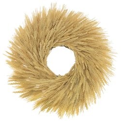 Bleached Wheat 22" Wreath | Wayfair North America