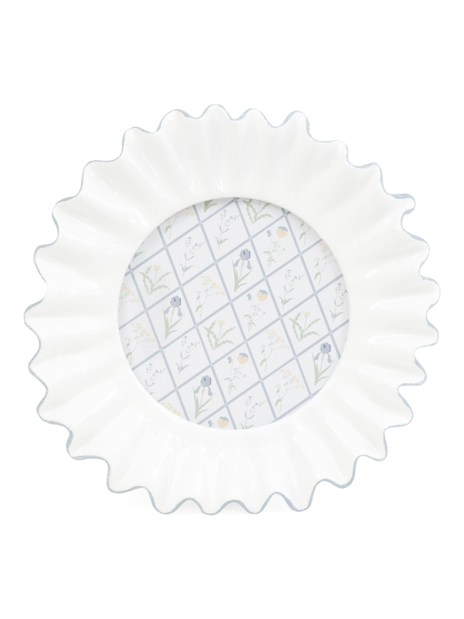 4x4 Ruffle Tabletop Picture Frame | TJ Maxx