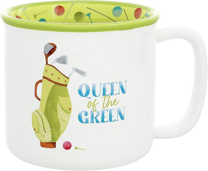 Pavilion Gift Company – Queen Of The Green – 18 oz Coffee Teacup Mug Humor Funny Golf Lover G... | Amazon (US)