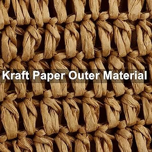 YYW Straw Tote Bag Women Hand Woven Large Casual Handbags Hobo Straw Beach Bag with Lining Pocket... | Amazon (US)