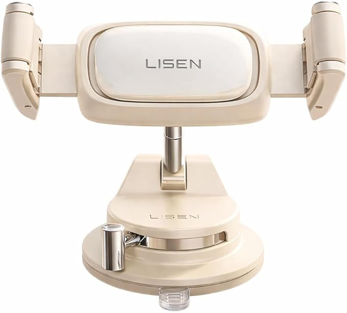 LISEN Suction Phone Mount for Car, [Industry First] Auto-Adjusting Phone Holder, Easy One Touch C... | Amazon (US)
