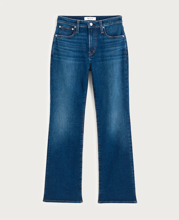 The Flare Crop Jean in Super Stretch Denim | Madewell