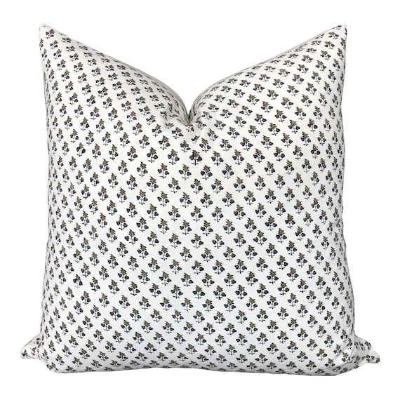 Designer Mobby in Camel Pillow Cover // Farmhouse Decor Pillow // Floral  Decorative Pillow // Ac... | Etsy (US)