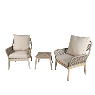 Acacia 3 - Piece Patio Conversation Sets With Cushions | Wayfair North America