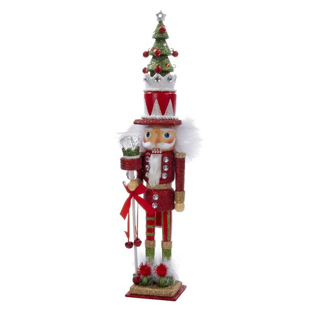 Kurt Adler 15 in. Hollywood Tree Hat Nutcracker - Walmart.com | Walmart (US)