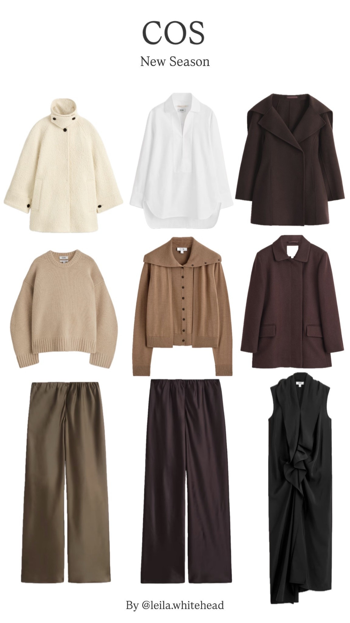 Rounding up some great new season arrivals from COS in chic neutral tones - their cashmere in particular is some of the best on the High Street in my opinion!

#COS 

#LTKwinter #LTKeurope #LTKuk
