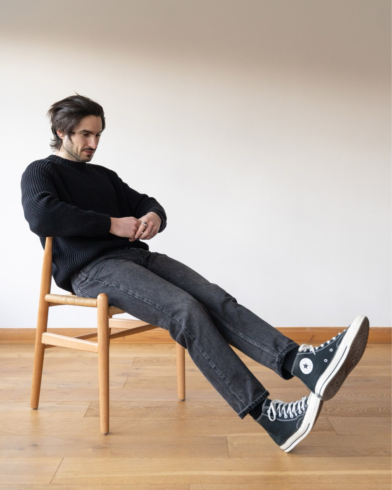 Ronning fisherman knit 
Allsaints Curtis Jeans 
Converse chuck 70

#LTKeurope #LTKmens #LTKSeasonal