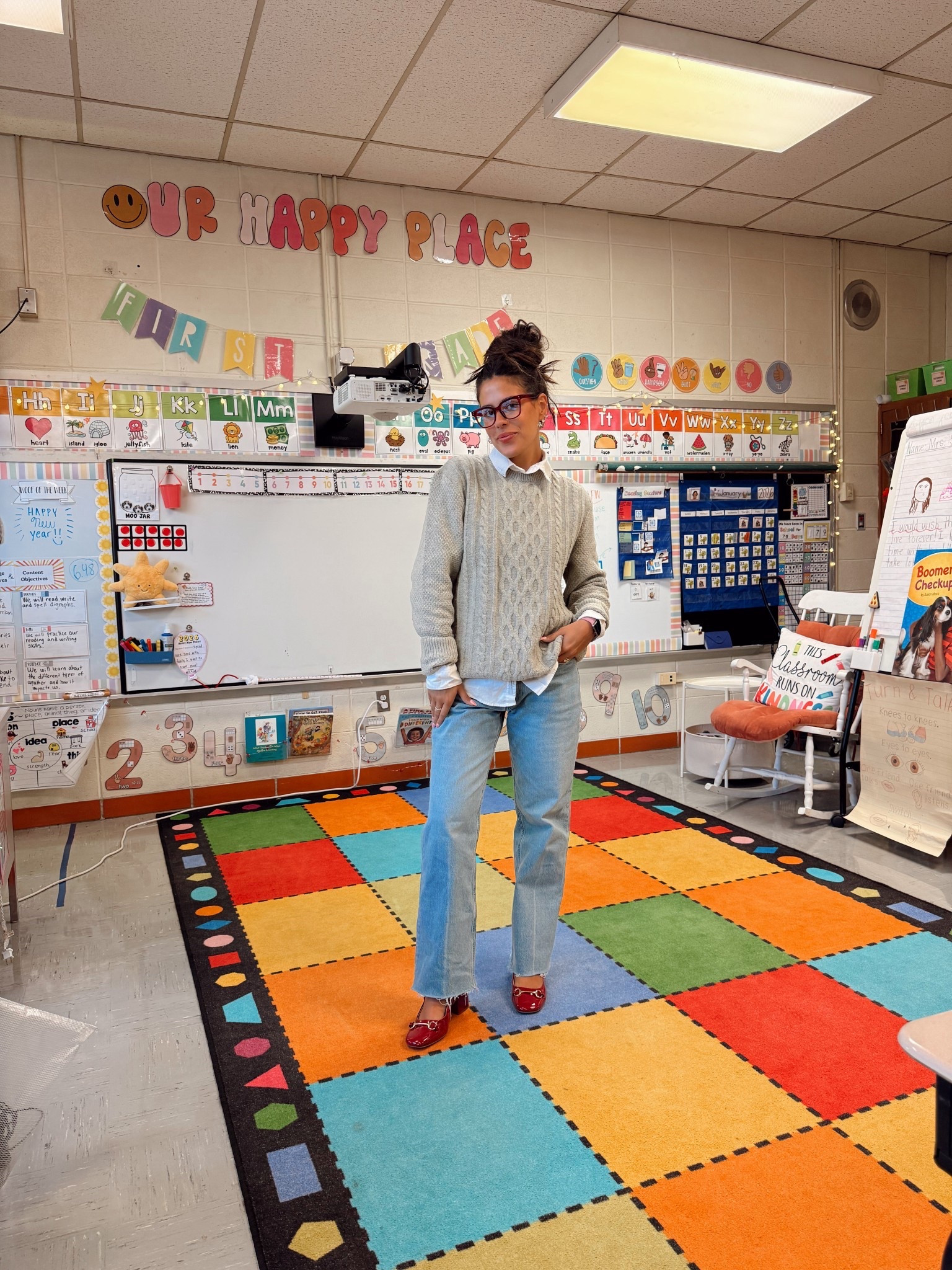 Casual teacher  outfit! So comfortable and warm!

#LTKFindsUnder50 #LTKSaleAlert