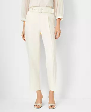The Belted Taper Pant | Ann Taylor (US)