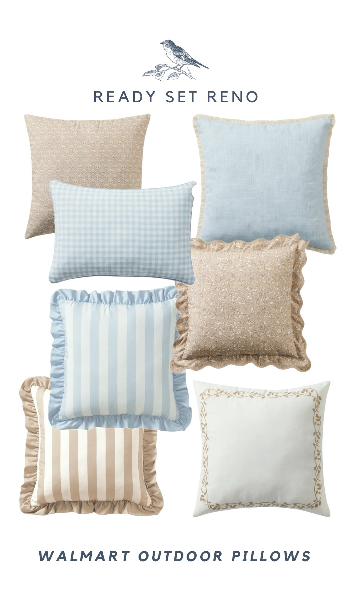 @mytexashouse has done it again with her Walmart collection!! This spring drop is amazing and the outdoor pillows are pretty enough to use inside!! 😍 The blue and white stripe might be my favorite and those added ruffles and actual embroidery make them look so much more expensive than they are!!

#LTKSeasonal #LTKHome