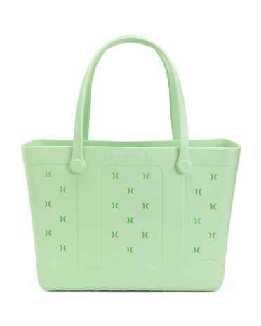 Eva Waterproof Tote Bag, Leather | TJ Maxx