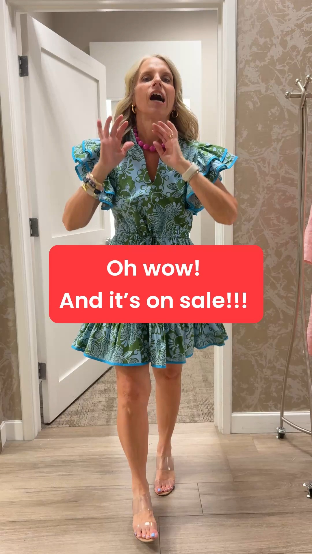 Wearing XS 
Necklace is 50% off. Get the whole look. So cute

#LTKgrwm #LTKOver40 #LTKSaleAlert