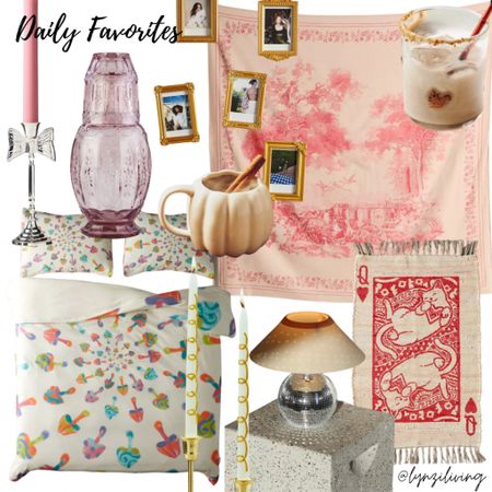 Daily Favorites

Home decor finds, home decorations, Anthropologie home, Anthropologie finds, Anthro home, urban outfitters home, Amazon home, Amazon finds, silver candle holder, silver taper candle holder, bow candle holder, pink bedside carafe, pink carafe, mushroom bedding, mushroom duvet, swirl taper candles, disco table lamp, cat rug, playing card rug, swam wall tapestry, pink tapestry, squirrel juice glass, squirrel glass, fall finds, fall 2024, pumpkin mug, Anthropologie fall, instax refrigerate magnets, instax frames 

#LTKHome
