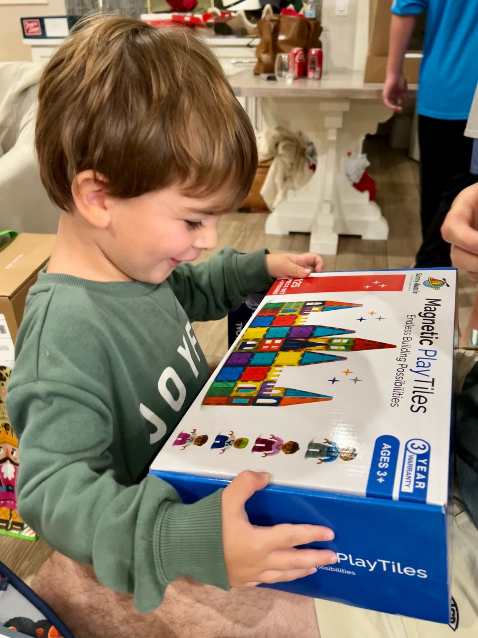 This boy was SO excited about his new box of tiles from Nanny and Poppy ❤️ these keep him entertained for hours!! 

#LTKGiftGuide #LTKkids #LTKfamily