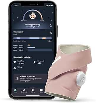 Owlet Dream Sock - Smart Baby Monitor View Heart Rate and Average Oxygen O2 as Sleep Quality Indi... | Amazon (US)