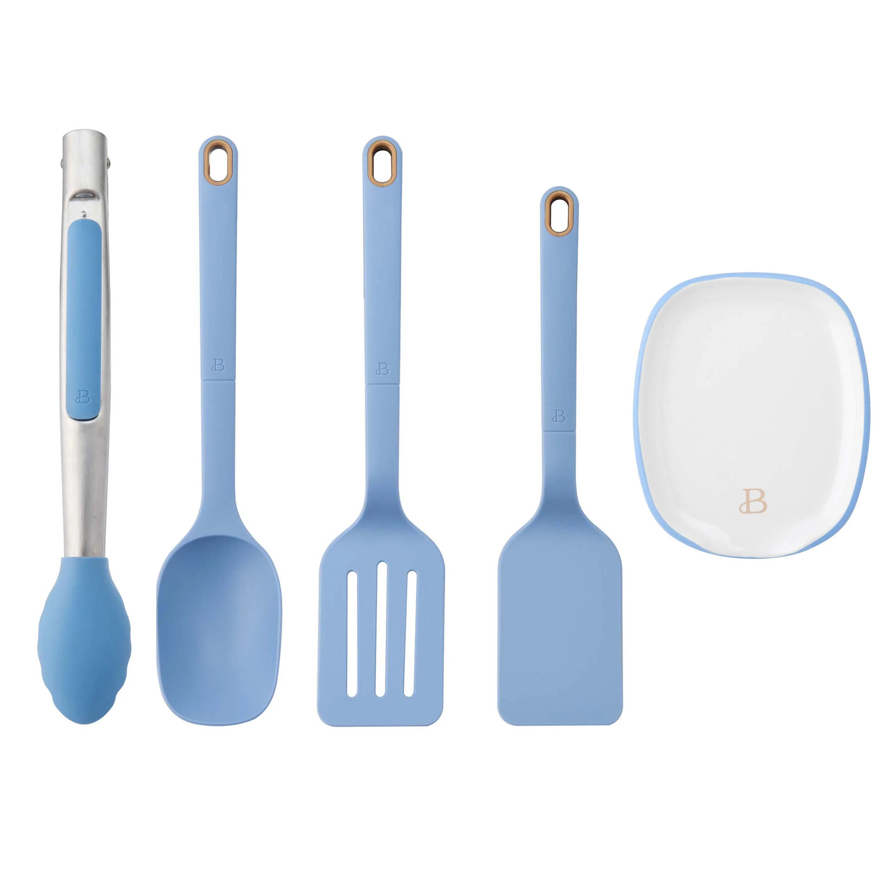 Beautiful 5-piece Cooking Set in Blue Icing by Drew Barrymore - Walmart.com | Walmart (US)