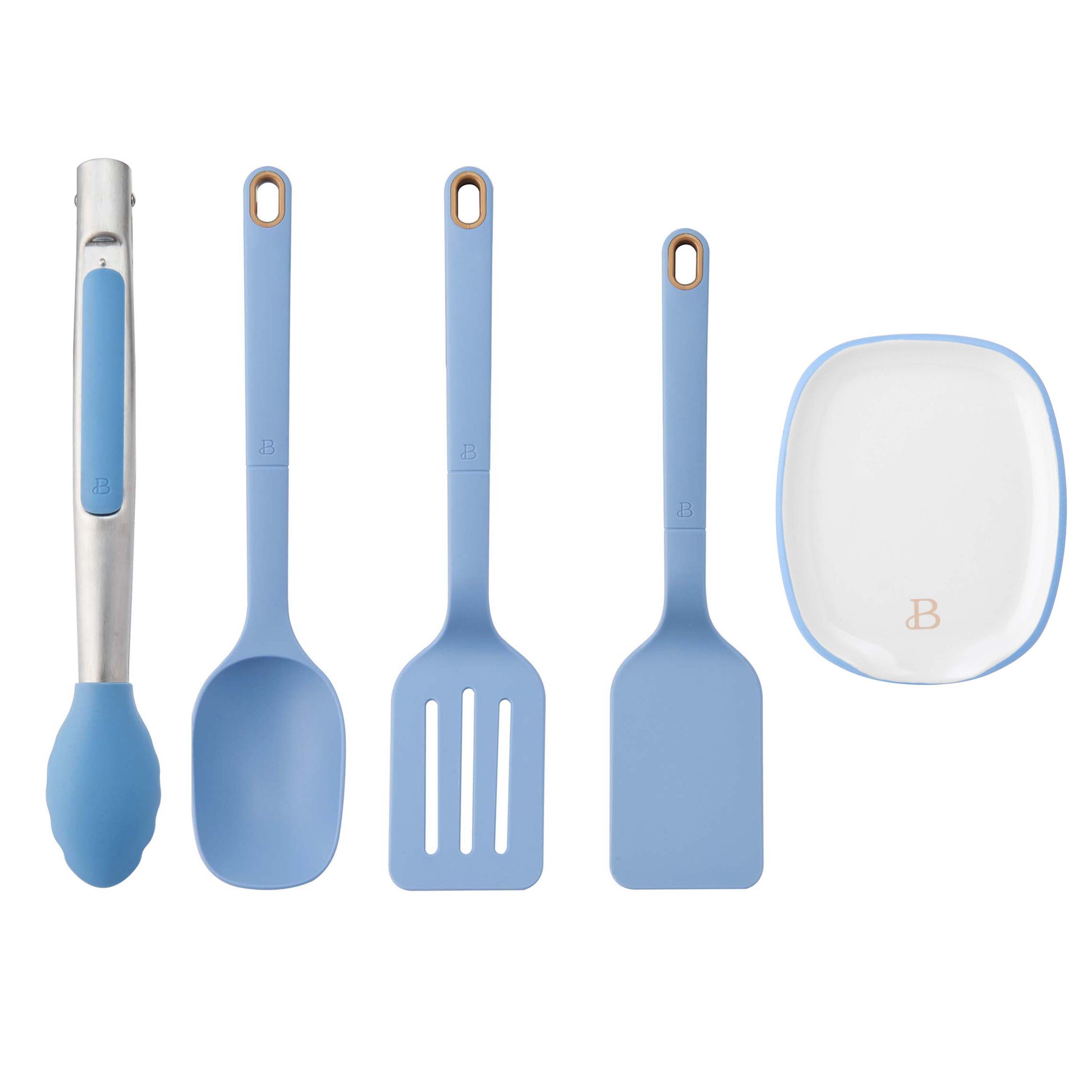 Beautiful 5-piece Cooking Set in Blue Icing by Drew Barrymore | Walmart (US)