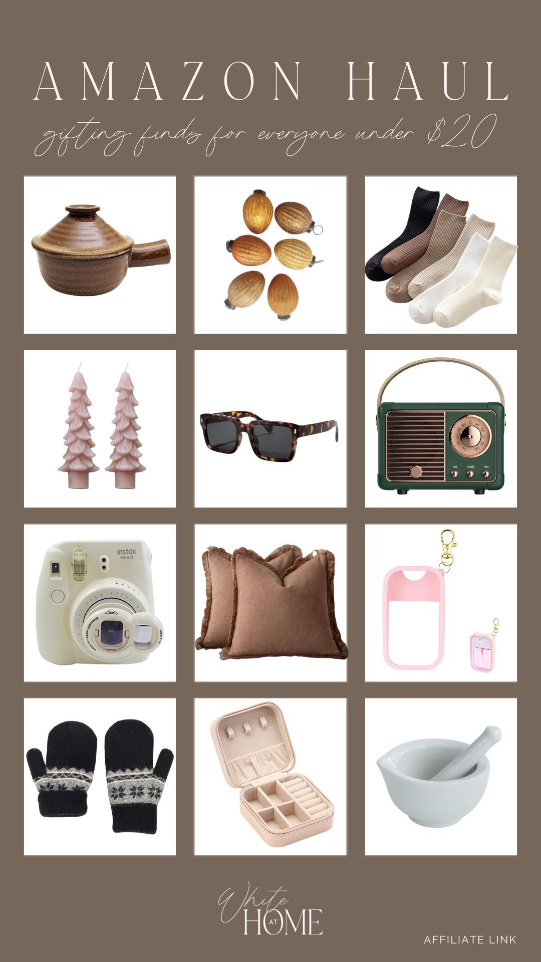 The holiday season is here, which means it’s time to gather the perfect gifts for the ones you love! #ad Amazon Haul is the place to discover affordable fashion, low-priced gadgets, seasonal home items, and trending finds all under $20!! Delivered to your door in 1-2 weeks, these pieces are truly the perfect gifts or stocking stuffers for your loved ones. After grabbing a few items for my girls, I’ll definitely be back for more gifts for loved ones. 

@amazon, #ad, #founditonamazon