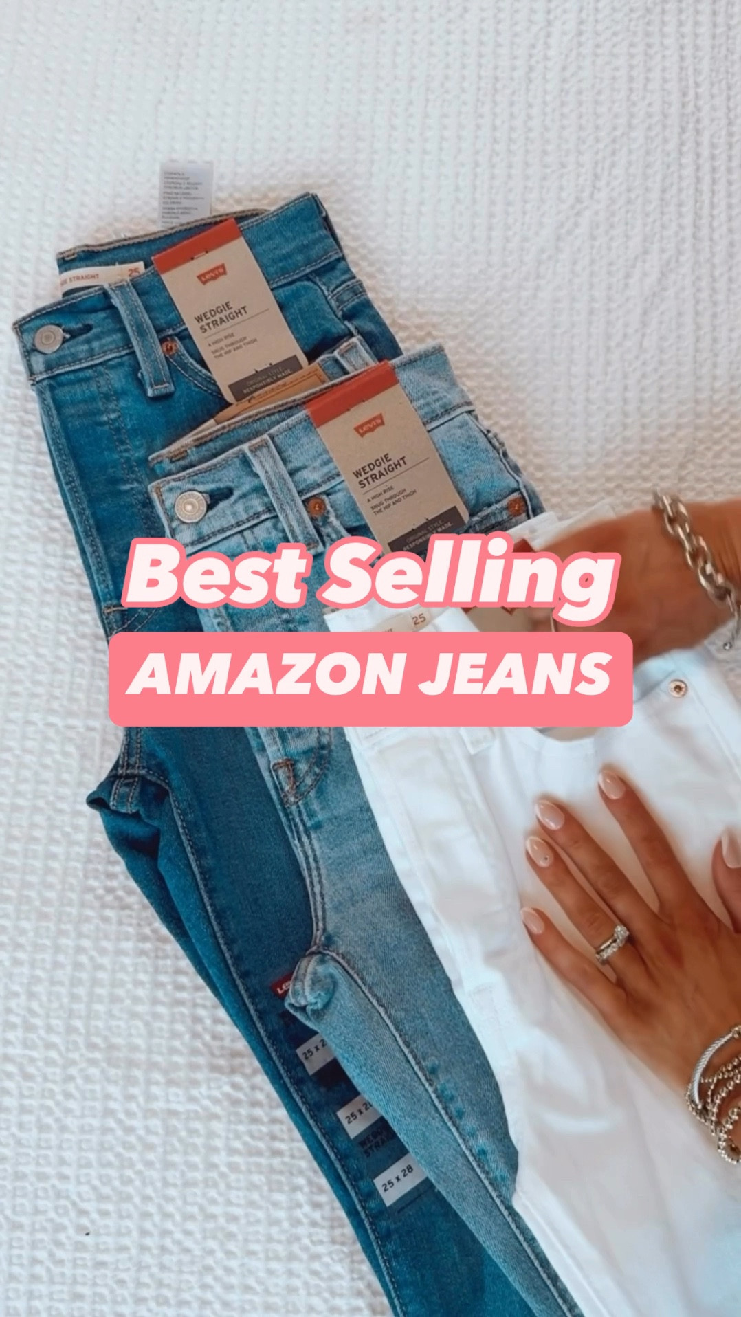 Linked multiple washes of each kind

1. Stretchy Straight - size up if you need more room in bum, hips and thighs 
2. Wide Leg - fit true to size 
3. Bootcut - fit true to size 
4. Extra high straight- size up if you need more room in bum, hips and thighs 
5. Slim Straight - fit true to size 

#LTKFindsUnder50 #LTKSaleAlert #LTKStyleTip