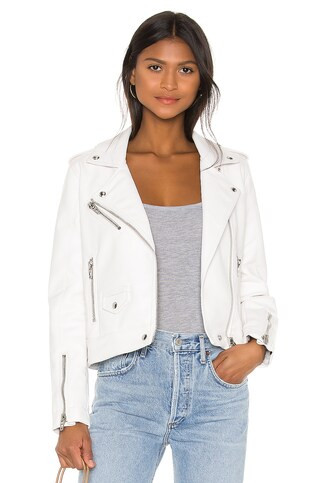 BLANKNYC Vegan Leather Moto Jacket in Naked Eye from Revolve.com | Revolve Clothing (Global)