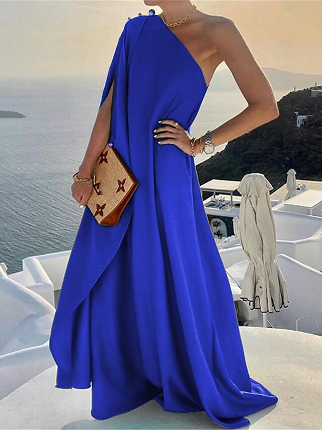 Women's Prom Dress Party Dress Wedding Guest Dress Long Dress Maxi Dress Black Yellow Pink 3/4 Le... | Lightinthebox