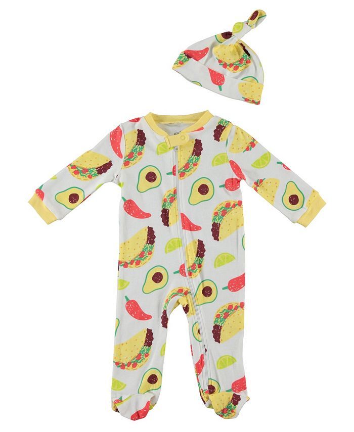 Chickpea Baby Boys Tacos 2-Piece Coverall Set & Reviews - All Baby - Kids - Macy's | Macys (US)