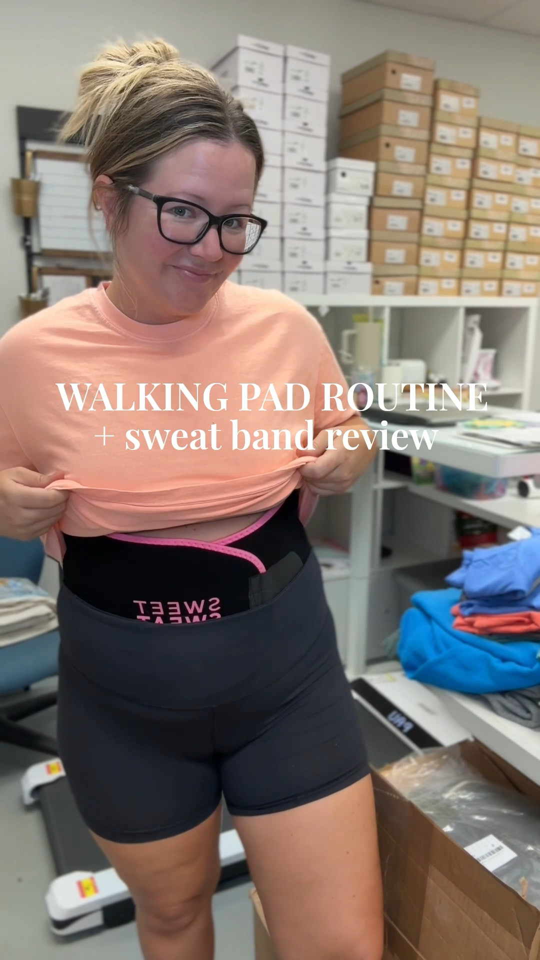 Walking pad routine + Sweet Sweat sweat band review! 👟🎧🩷

Also linking my entire walking pad set-up including my height-adjustable desk, Apple Watch ankle band, and cushioned wrist pad when I’m doing computer work. 

Healthy habit stacking - morning routine - multi-tasking - gym must-haves - fitness - active favorites 

#LTKMidsize #LTKActive