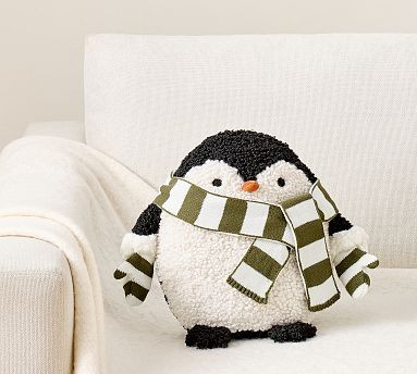Arthur The Penguin With Scarf Shaped Pillow | Pottery Barn (US)