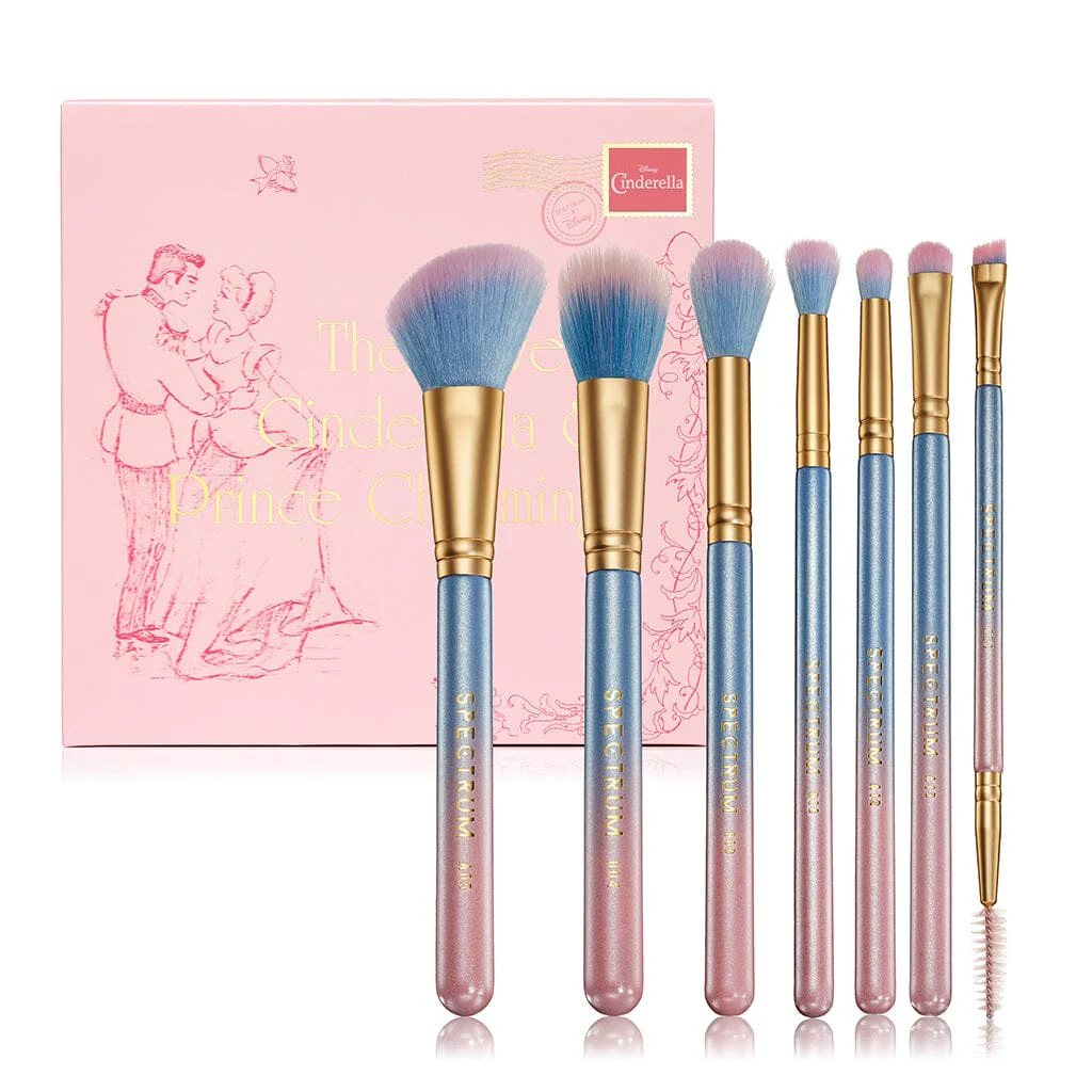 Cinderella Transformed by Dreams 7 Piece Makeup Brush Set | Spectrum Collections