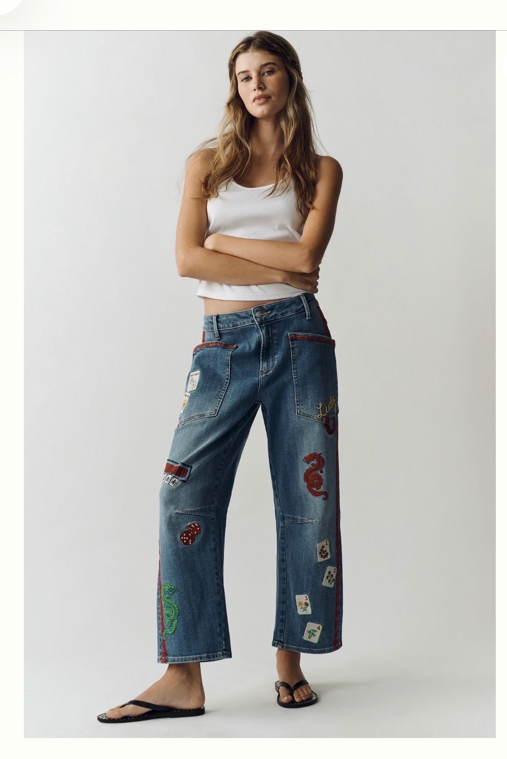 Driftwood Mahjong High-Rise Tapered Jeans

Denim-focused with an emphasis on chic embroideries, Driftwood embodies a bohemian free spirit with sophistication

#LTKSeasonal #LTKootd #LTKWorkwear