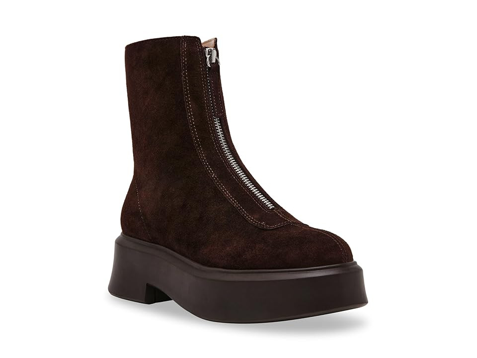 Steve Madden Jones Women's Boots Brown Suede : 9.5 M, Leather/Rubber | Zappos