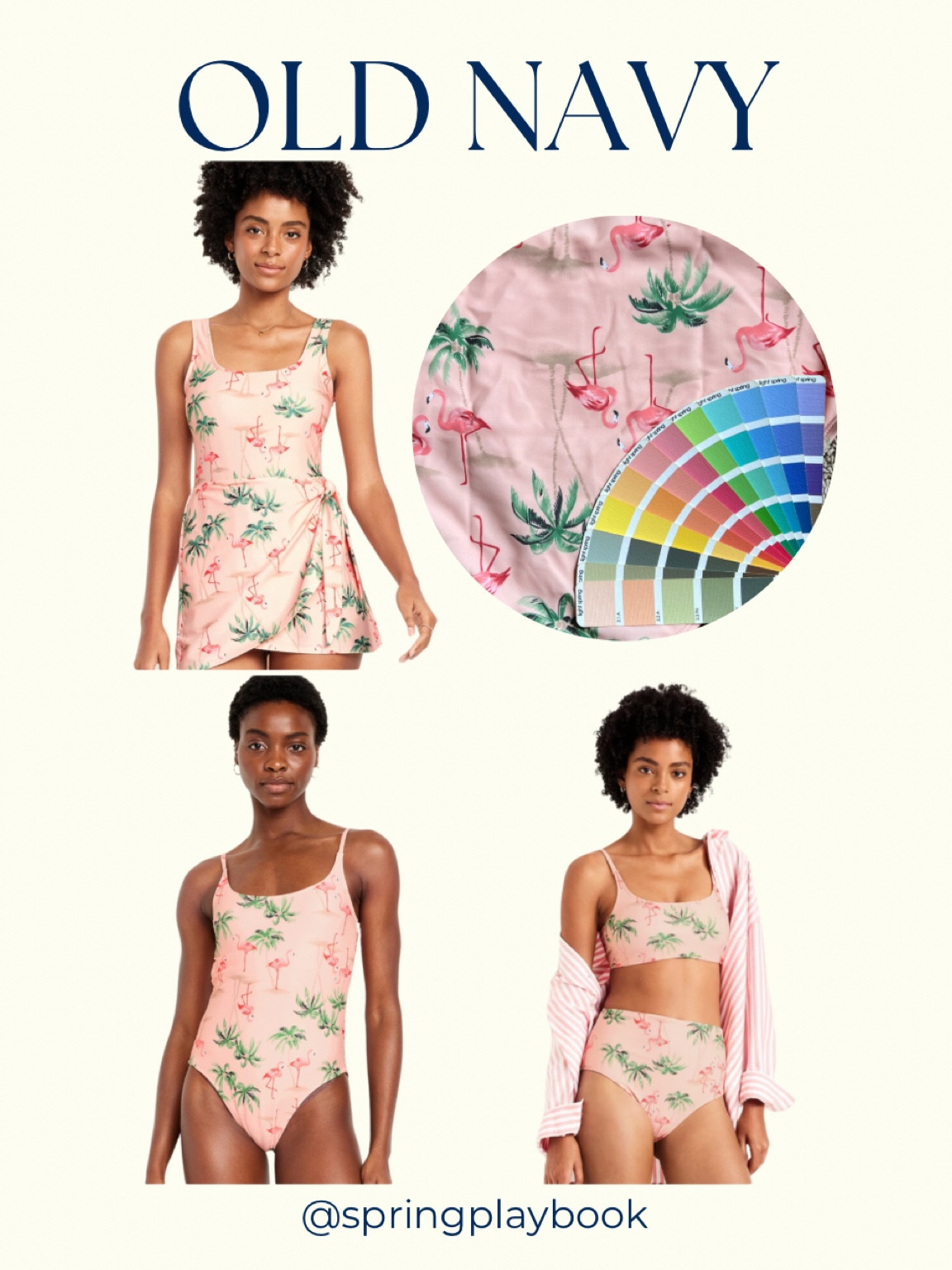 Old Navy Swim for Light Springs. This flamingo print is darling and the swim dress has a skirt that is long and provides great coverage. 

#createdcolorful #createdcolorfulspring #hocspring #tcispring #pcaspring #lightspring #warmspring #truespring #brightspring #clearspring #paintboxspring #bluespring

#LTKswim #LTKsalealert #LTKstyletip
