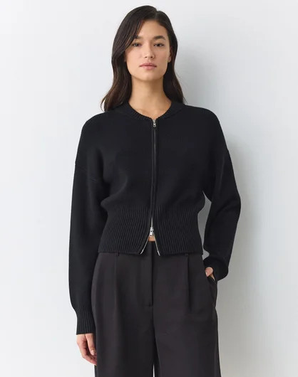 Zip Through Knit Jacket | Glassons (Australia)