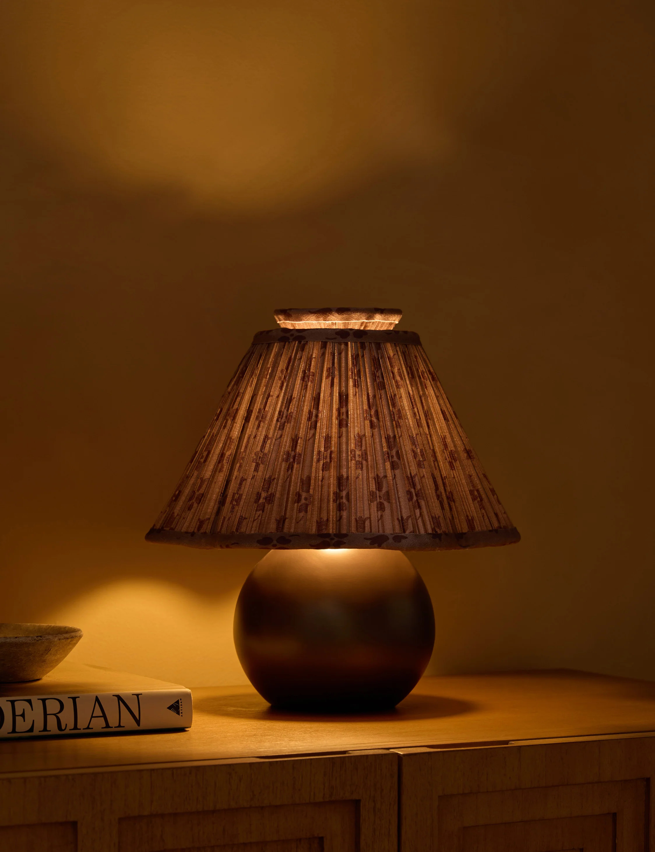 Jordan Table Lamp, Poiret and Antique Brass | Lulu and Georgia 