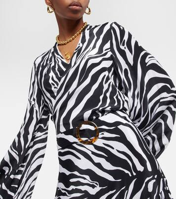 Tabitha zebra-print crop top | Mytheresa (UK)